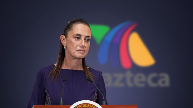 TV Azteca responde nuevamente a Claudia Sheinbaum: “Información publicada está sustentada y verificada con hechos”